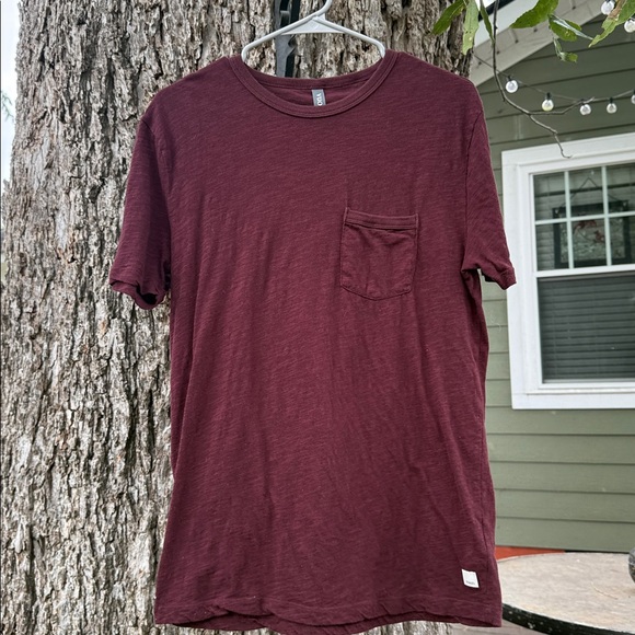 Vuori Men's Burgundy T-Shirt - Picture 3 of 6